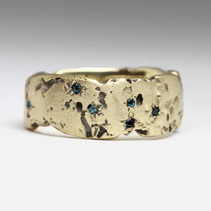 Radiance - Anel com pedra azul