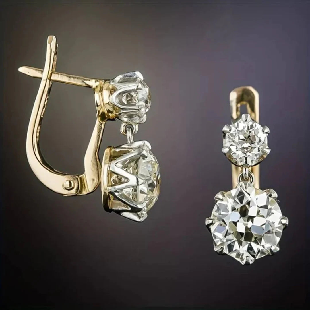Radiance - Brincos Zirkonia em ouro