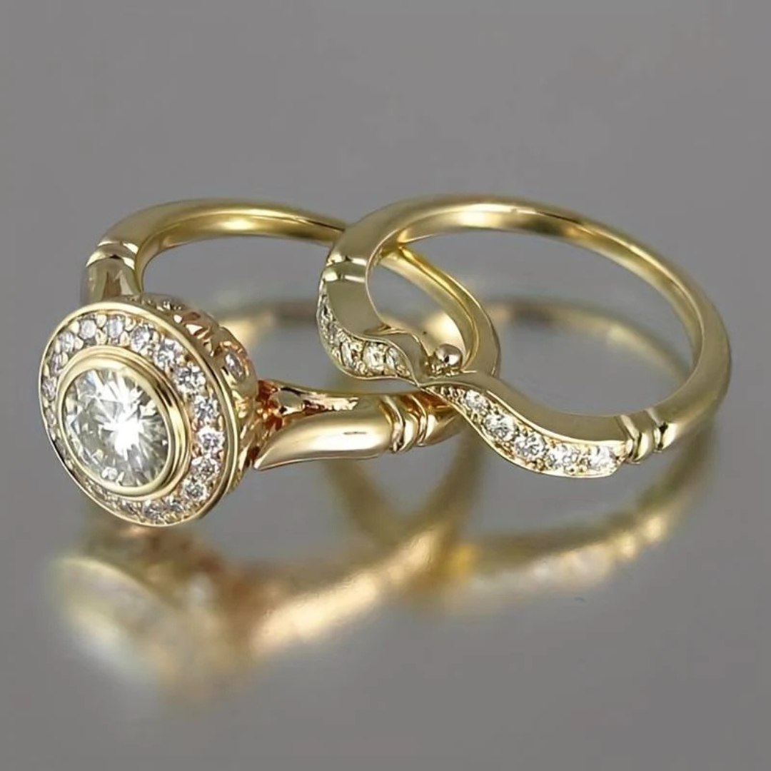Anel Angelique Vintage com Zircônia Lapidada
