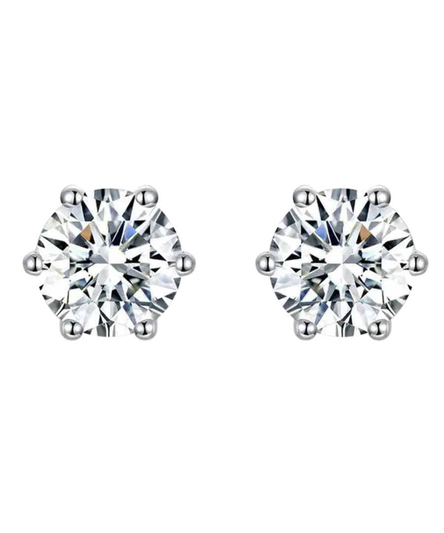 Brincos Destinee | Ouro Branco 18K