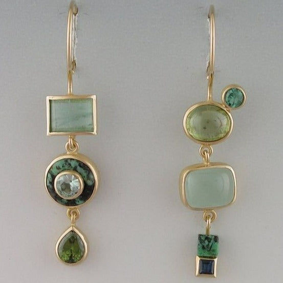 Brincos Verde Vintage