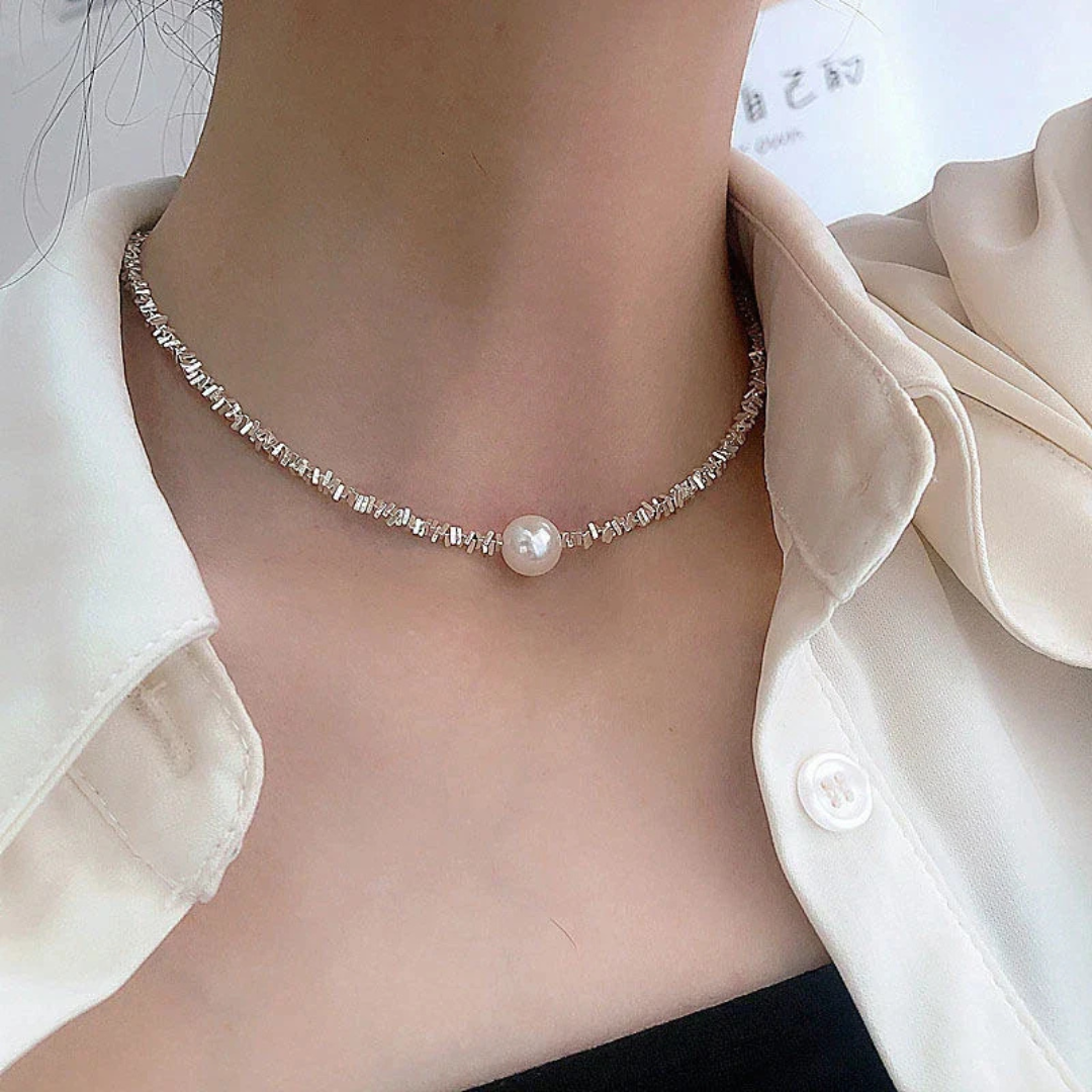 Colar de Pérola Elegante
