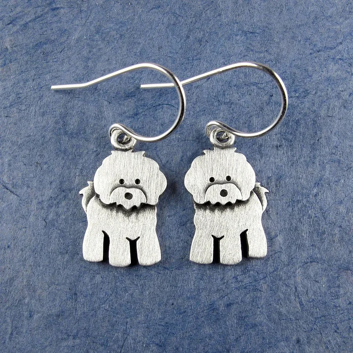 Brincos Bichon Frisé Pequenos