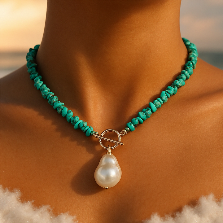 Delphina | Colar Cura Marinha