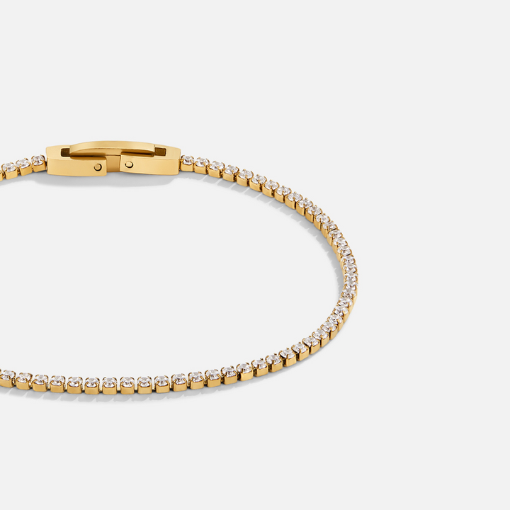 Pulseira Niyah Cristal Dourado