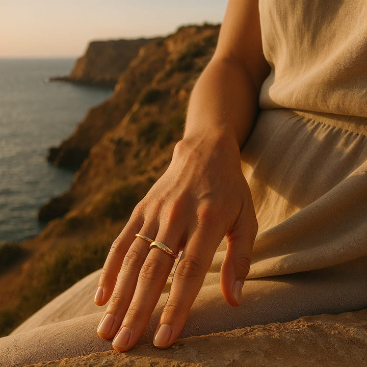 "ALGARVE" ANÉIS EMPILHÁVEIS WAVY