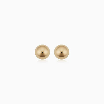 Brincos de Esfera Lisa | Dourado