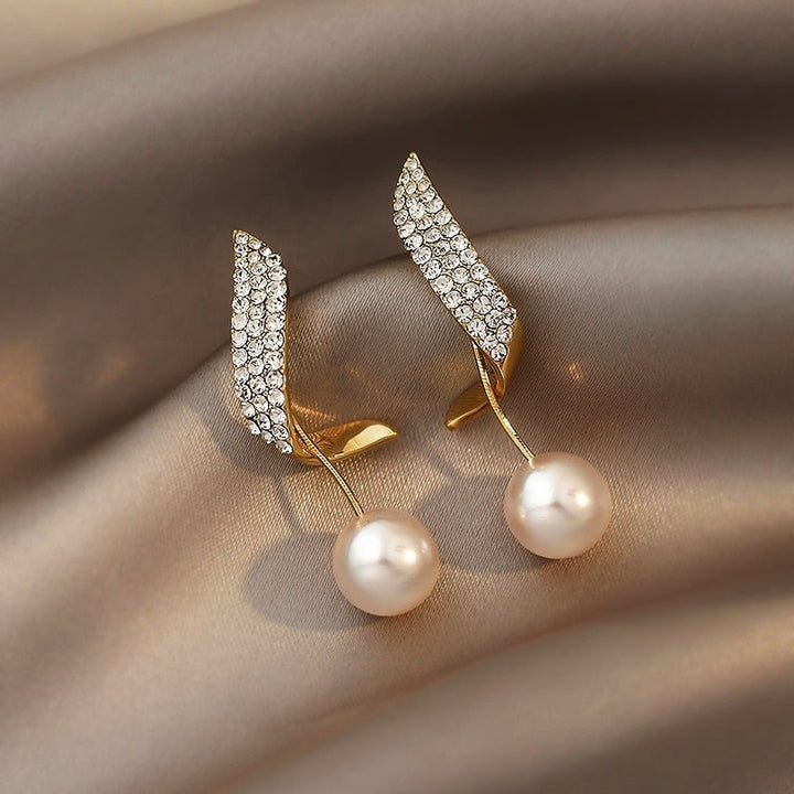 Brincos de Ouro com Pérolas