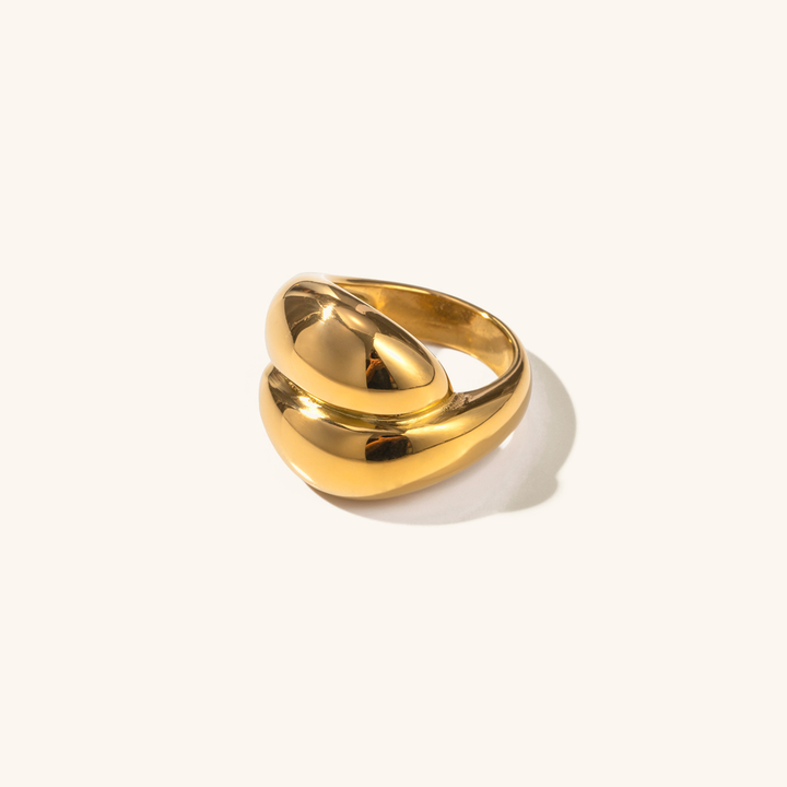 Anel Dourado Carys