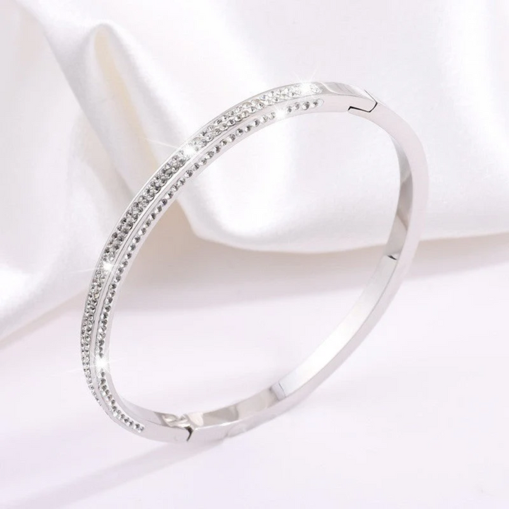 Pulseira Rosé Avelina Rosanelli com Cristais