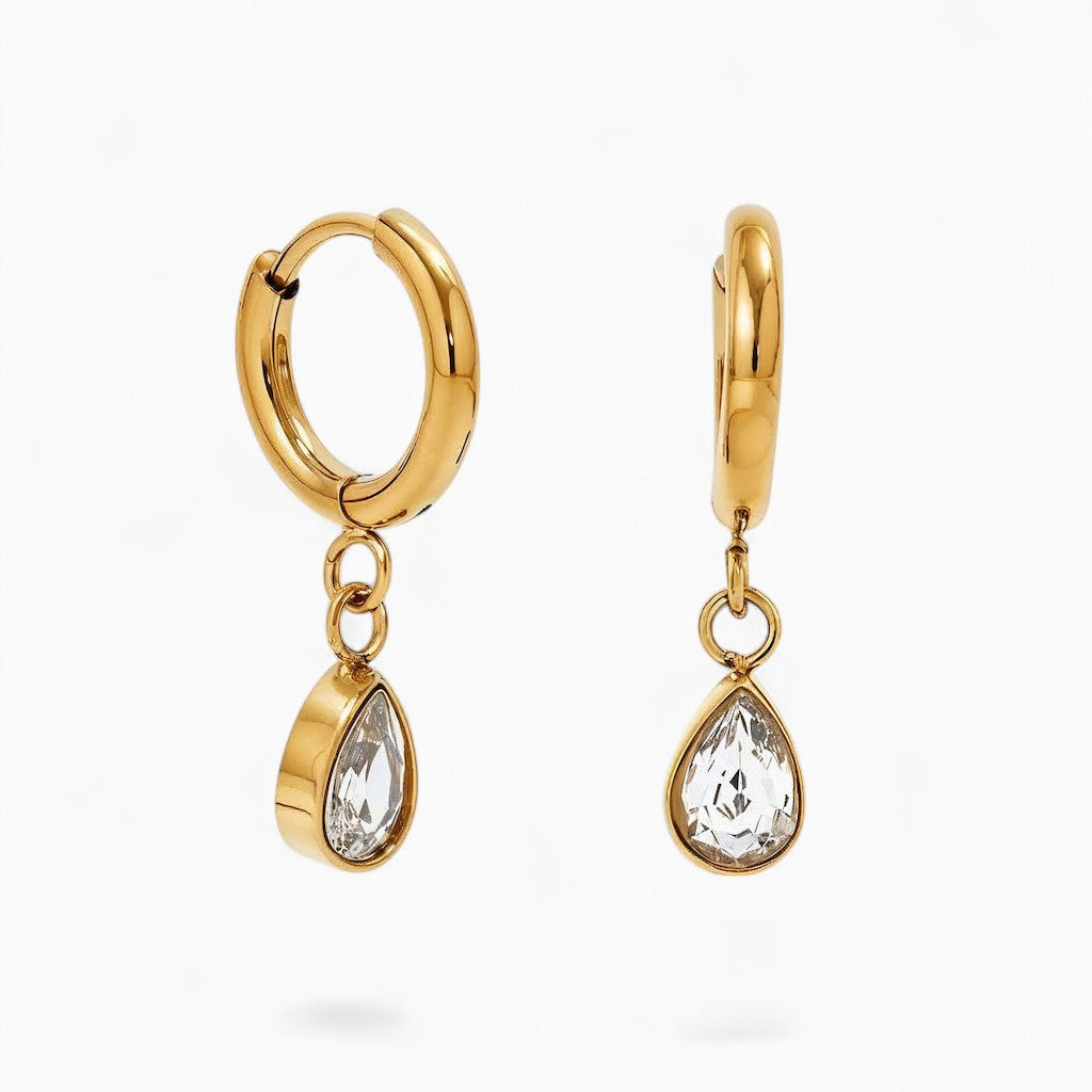 "MONACO" BRINCOS EM CRISTAL GOTAS