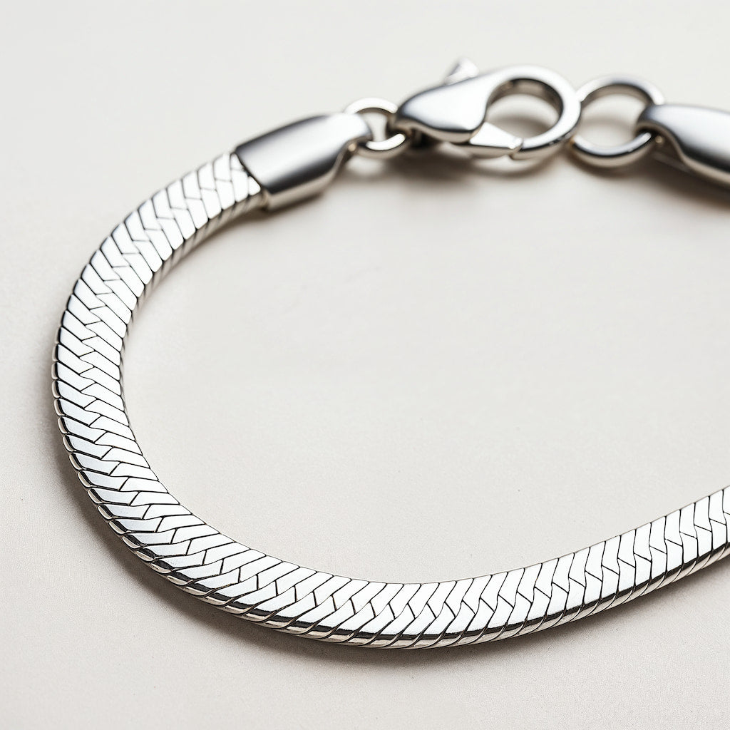 "BRACELETE EM PONTO DE PEIXE" SANTORINI