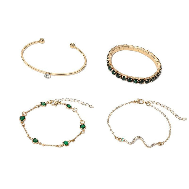 Conjunto de Pulseiras Sorina em Ouro 18k