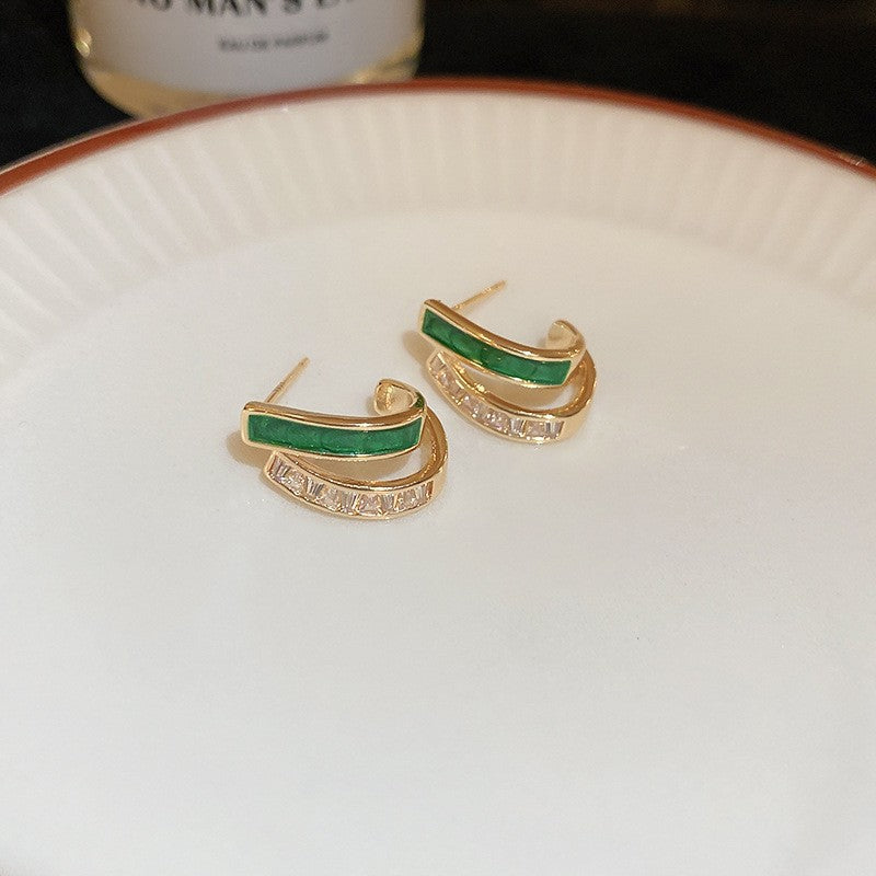Brincos Chloé Folhagem | Ouro 14k
