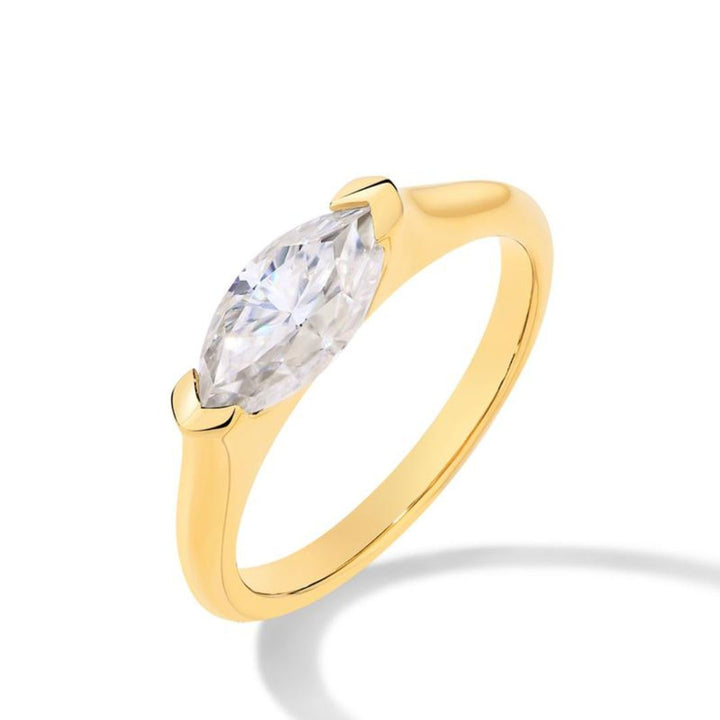Anel Fino Hailey Playa | Dourado
