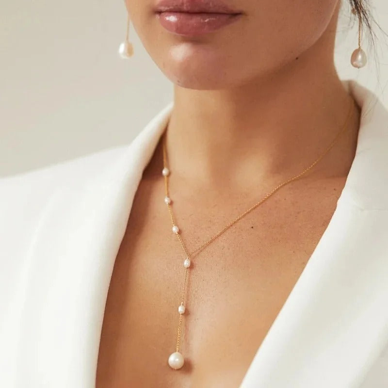 Evelina™ | Colar Vintage de Pérolas para Mulheres