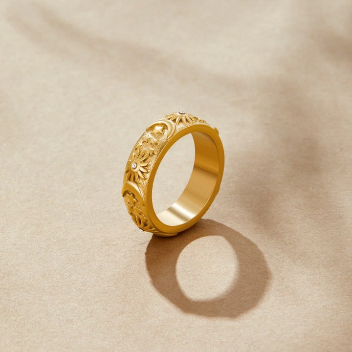 Anel Dourado Celestial