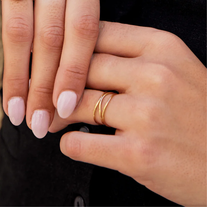 Infinity Loop Gold Ring