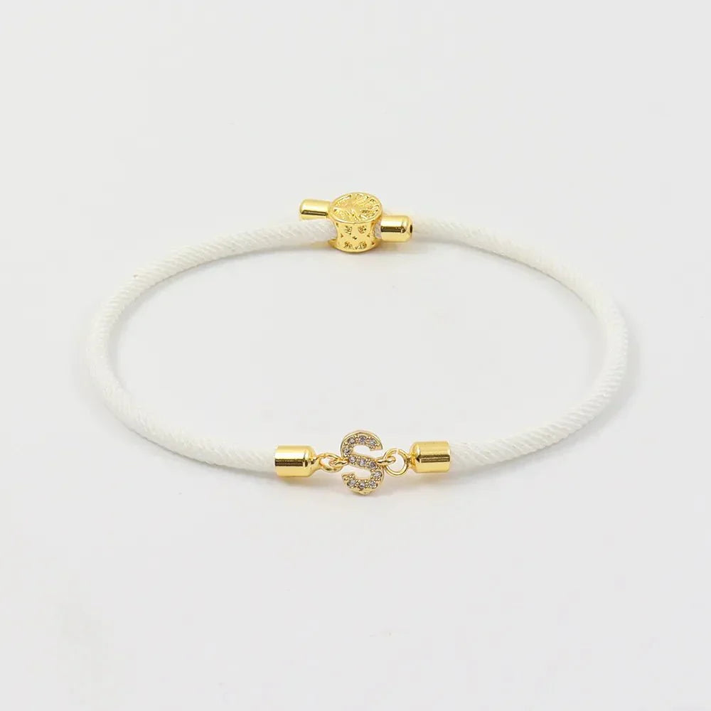 Pulseira Inicial de Diamante Personalizada Unity