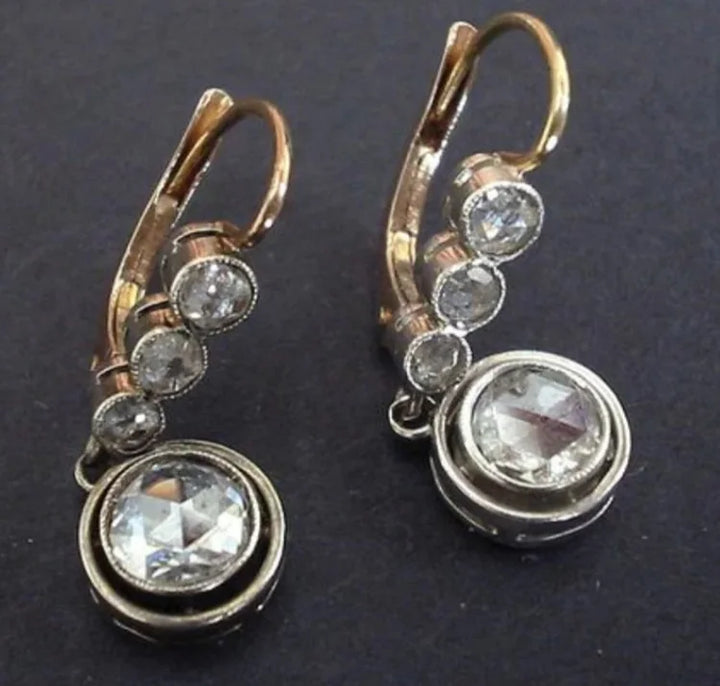 Brincos de luxo leves e elegantes