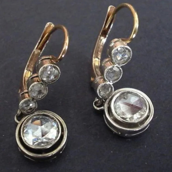 Brincos de luxo leves e elegantes
