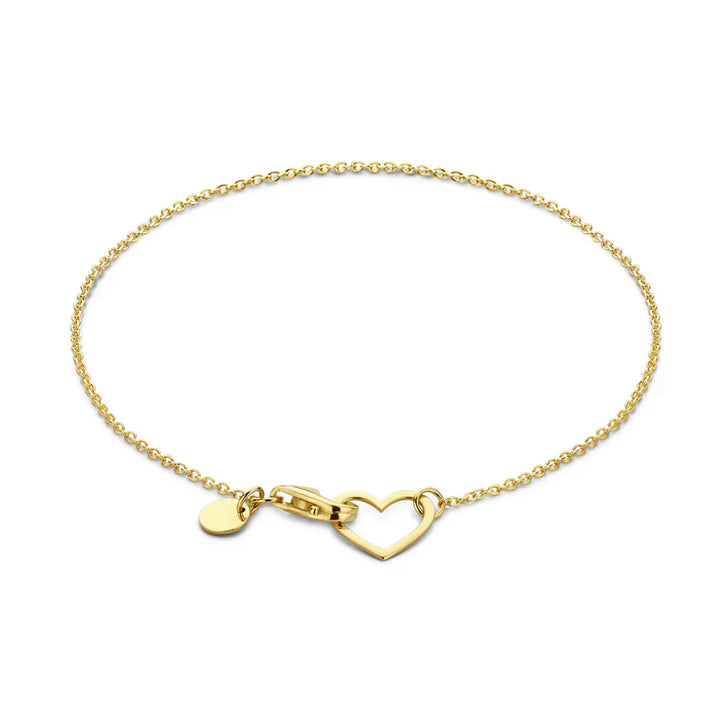 Pulseira Lilou Coração | Dourado