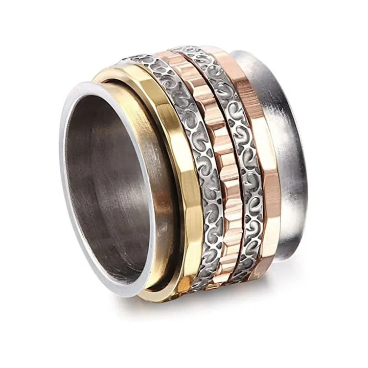 Anel vintage com zirconia incrustada Paris