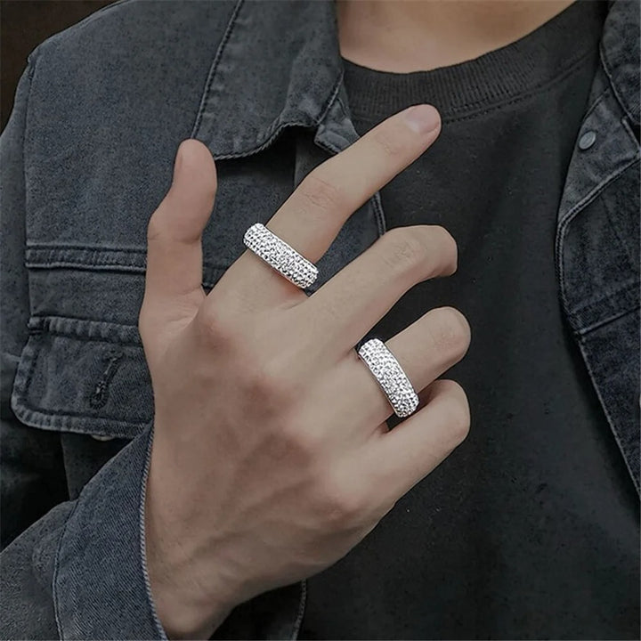 Anel vintage com zirconia incrustada Maldivas