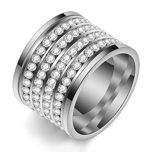 Anel vintage com zirconia incrustada Dubai