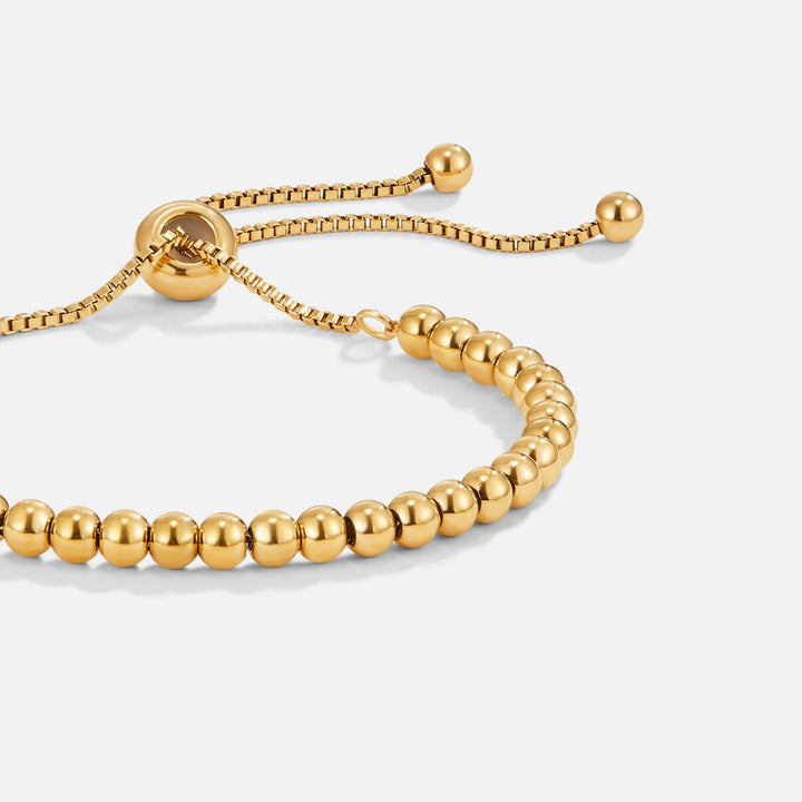 Pulseira Dourada com Contas Niloya
