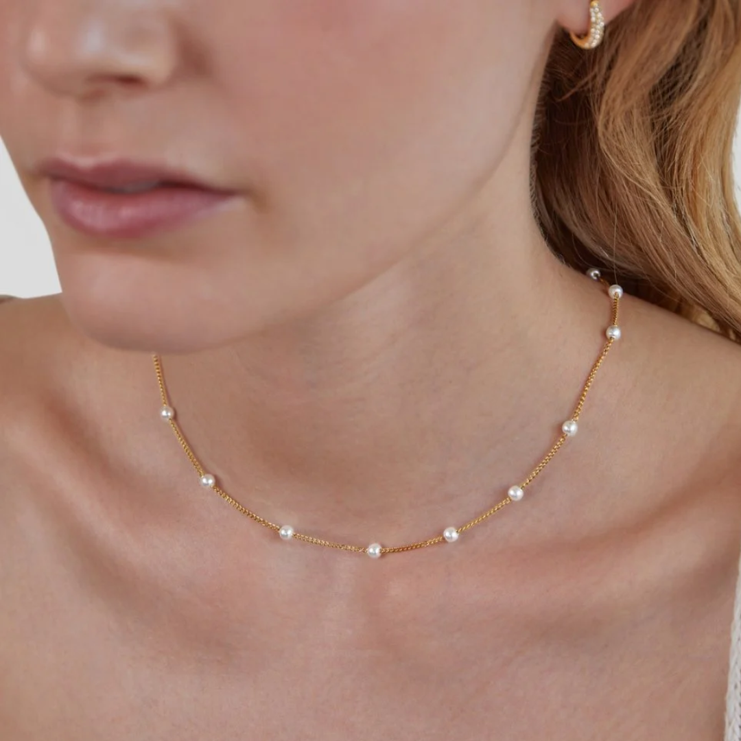 Colar Nura com Pérolas