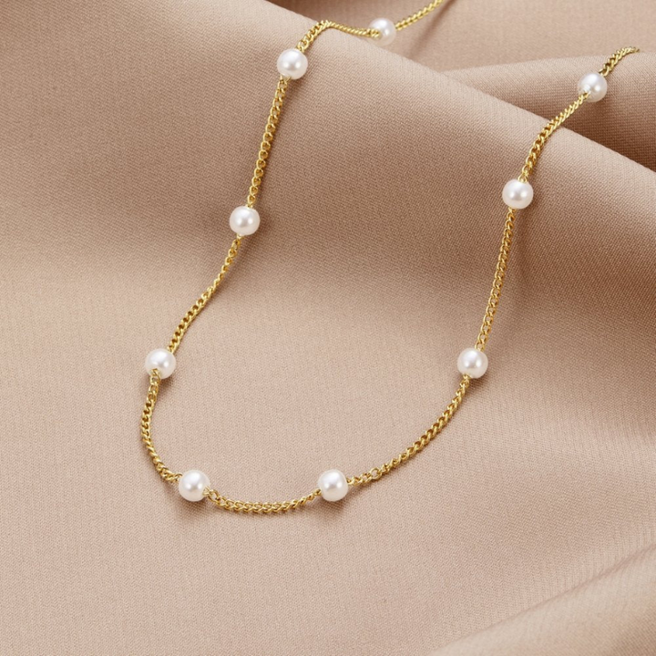 Colar Nura com Pérolas
