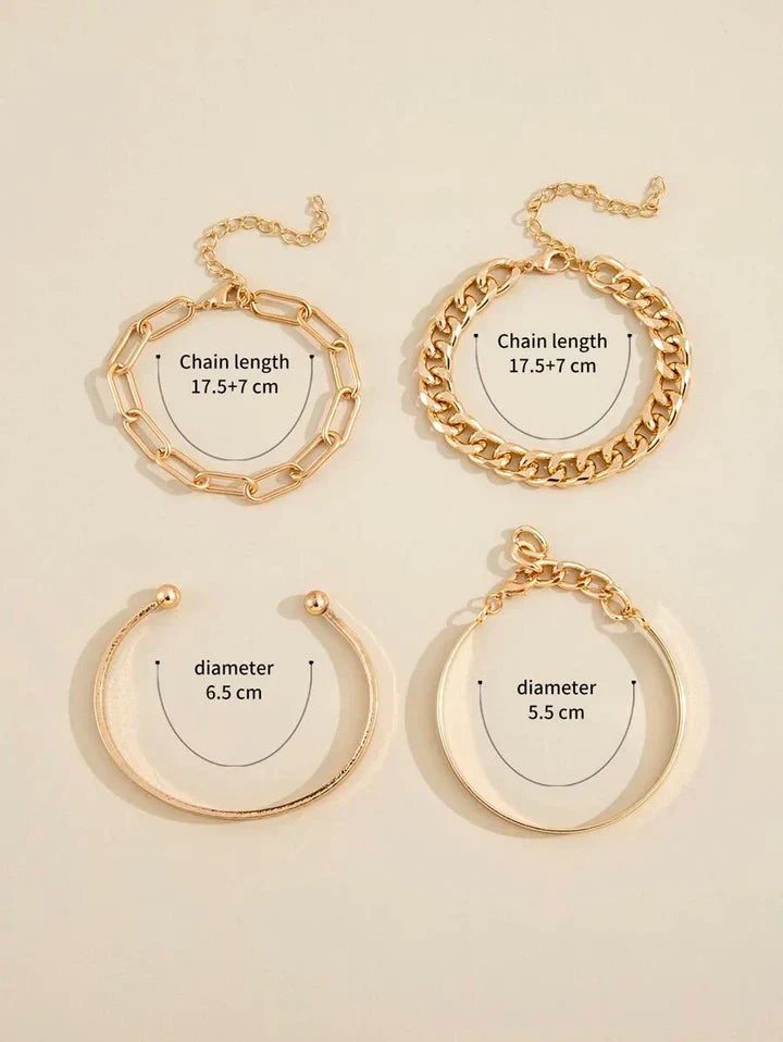 Conjunto de Pulseiras Elan Mercer