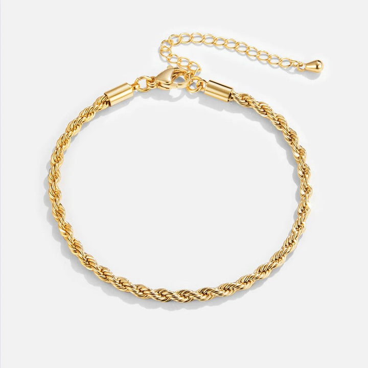 Pulseira Trançada em Ouro 18K