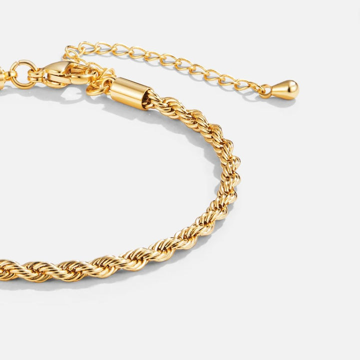 Pulseira Trançada em Ouro 18K